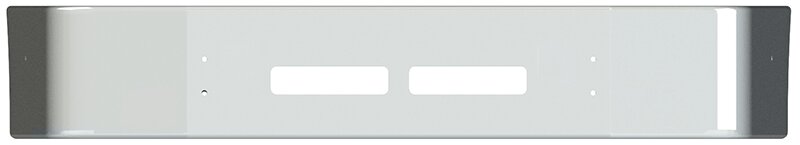 BUMPER FOR VOLVO VNL SETBACK AXLE - REPLACES STAINLESS CLAD 1996-2003 16" SETBACK AXLE CHROME WITH VENT HOLES