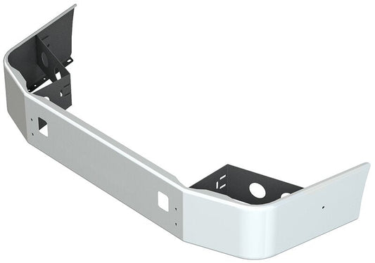 BUMPER FOR VOLVO VNL SETBACK AXLE - REPLACES STAINLESS CLAD 1996-2003 12" TO 14" SETBACK AXLE CHROME WITH TOW HOLE