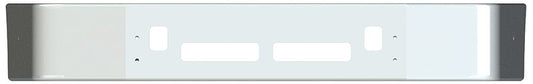 BUMPER FOR VOLVO VNL SETBACK AXLE - REPLACES STAINLESS CLAD 1996-2003 12" TO 14" SETBACK AXLE CHROME WITH TOW HOLE & VENT HOLES