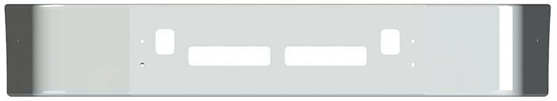 BUMPER FOR VOLVO VNL SETBACK AXLE - REPLACES STAINLESS CLAD 1996-2003 16" SETBACK AXLE CHROME WITH TOW HOLE & VENT HOLES