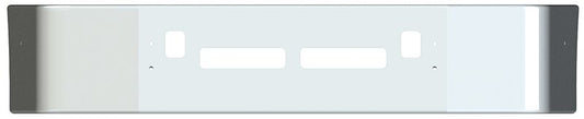 BUMPER FOR VOLVO VNL SETBACK AXLE - REPLACES STAINLESS CLAD 1996-2003 18" SETBACK AXLE CHROME WITH TOW HOLE & VENT HOLES