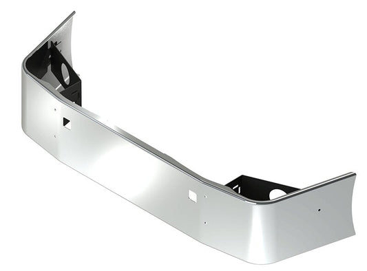 BUMPER FOR VOLVO VNL SETBACK AXLE 2004-2017 18" SETBACK AXLE CHROME WITH TOW HOLE