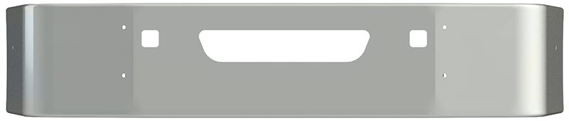 BUMPER FOR VOLVO VNL SETBACK AXLE 2004-2017 18" SETBACK AXLE CHROME WITH TOW HOLE & VENT HOLES