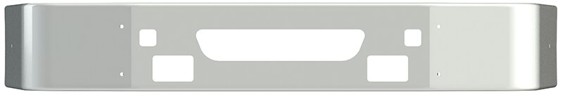 BUMPER FOR VOLVO VNL SETBACK AXLE 2004-2017 12" TO 14" SETBACK AXLE CHROME