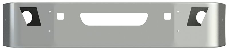 BUMPER FOR VOLVO VNL SETBACK AXLE 2004-2017 18" SETBACK AXLE STAINLESS STEEL