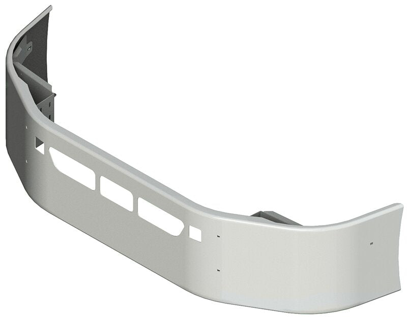 BUMPER FOR VOLVO VNR SETBACK AXLE 2018-2022 20" SETBACK AXLE STAINLESS STEEL WITH TOW HOLE & VENT HOLES