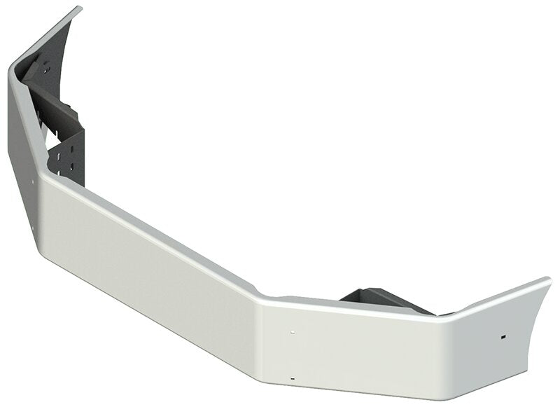 BUMPER FOR VOLVO VNL SETBACK AXLE 2018-2022 12" TO 14" SETBACK AXLE CHROME WITH MOUNTING HOLES ONLY