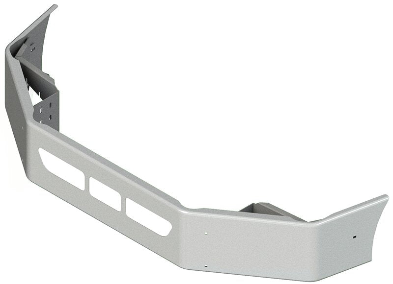 BUMPER FOR VOLVO VNL SETBACK AXLE 2018-2022 12" TO 14" SETBACK AXLE CHROME WITH VENT HOLES