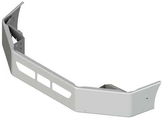 BUMPER FOR VOLVO VNL SETBACK AXLE 2018-2022 12" TO 14" SETBACK AXLE CHROME WITH VENT HOLES