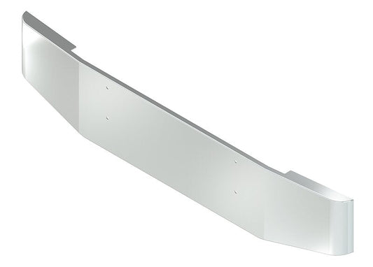 BUMPER FOR AUTOCAR ALL YEARS 18" TAPER HAND FORM CHROME WITH MOUNTING HOLES ONLY