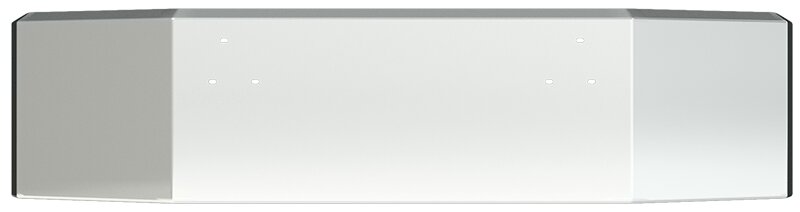 BUMPER FOR FORD AEROMAX SETBACK AXLE, L, LS, LA, LTS, LTA 1988-1995 20" SETBACK AXLE STAINLESS STEEL WITH MOUNTING HOLES ONLY