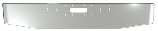 BUMPER FOR FREIGHTLINER CABOVER & CONVENTIONAL 1980-1984 16" TAPER ROLLED END CHROME WITH TOW HOLE