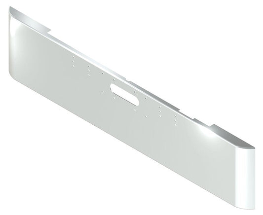 BUMPER FOR FREIGHTLINER CABOVER & CONVENTIONAL 1980-1984 20" SQUARE ROLLED END CHROME WITH TOW HOLE