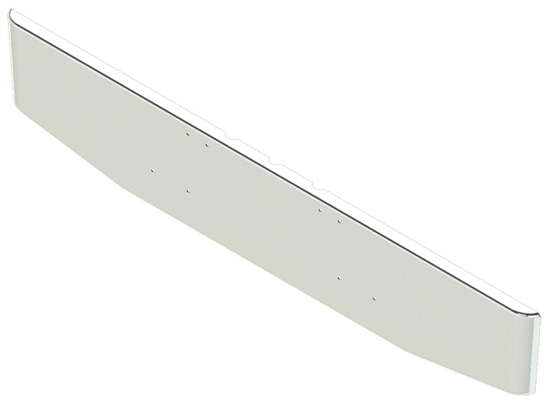 BUMPER FOR FREIGHTLINER CABOVER & CONVENTIONAL & CLASSIC 1984-1999 16" TAPER ROLLED END CHROME WITH MOUNTING HOLES ONLY