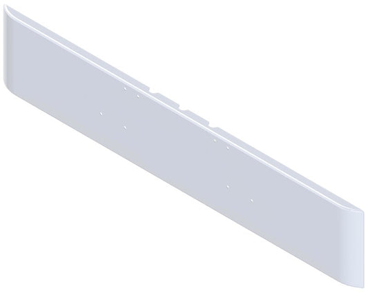 BUMPER FOR FREIGHTLINER CABOVER & CONVENTIONAL & CLASSIC 1984-1999 18" SQUARE ROLLED END CHROME WITH MOUNTING HOLES ONLY