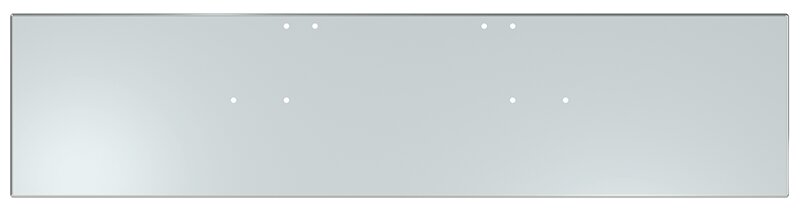 BUMPER FOR FREIGHTLINER CABOVER & CONVENTIONAL & CLASSIC 1984-1999 22" BOXED END CHROME WITH MOUNTING HOLES ONLY