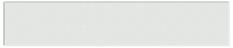 BUMPER FOR FREIGHTLINER CABOVER & CONVENTIONAL & CLASSIC 1984-1999 18" AMERICAN EAGLE BOXED END WITH 8" EARS CHROME WITH MOUNTING HOLES ONLY