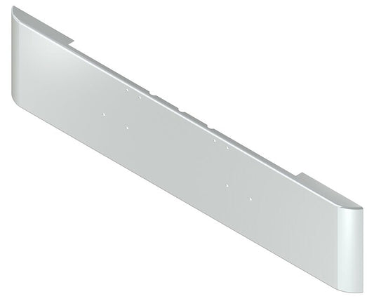 BUMPER FOR FREIGHTLINER CABOVER & CONVENTIONAL & CLASSIC 1984-1999 20" SQUARE HAND FORM CHROME WITH MOUNTING HOLES ONLY