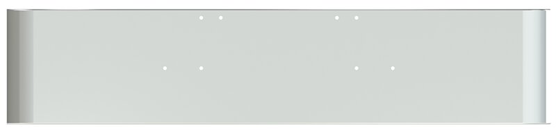 BUMPER FOR FREIGHTLINER CABOVER & CONVENTIONAL & CLASSIC 1984-1999 20" SQUARE HAND FORM CHROME WITH MOUNTING HOLES ONLY