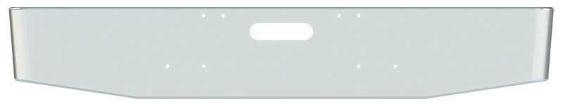 BUMPER FOR FREIGHTLINER CABOVER & CONVENTIONAL & CLASSIC 1984-1999 16" TAPER ROLLED END CHROME WITH TOW HOLE