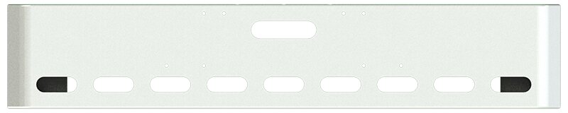 BUMPER FOR FREIGHTLINER CABOVER & CONVENTIONAL & CLASSIC 1984-1999 16" SQUARE HAND FORM CHROME WITH TOW HOLE AND 9 OVAL HOLES