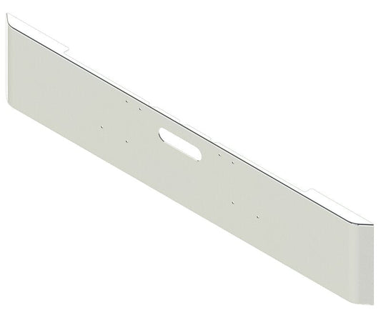 BUMPER FOR FREIGHTLINER CABOVER & CONVENTIONAL & CLASSIC 1984-1999 16" SQUARE HAND FORM CHROME WITH TOW HOLE