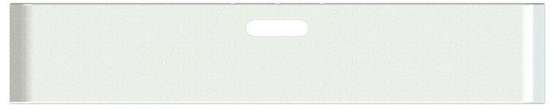 BUMPER FOR FREIGHTLINER CABOVER & CONVENTIONAL & CLASSIC 1984-1999 16" SQUARE HAND FORM CHROME WITH TOW HOLE
