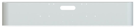 BUMPER FOR FREIGHTLINER CABOVER & CONVENTIONAL & CLASSIC 1984-1999 18" SQUARE ROLLED END STAINLESS STEEL WITH TOW HOLE AND LICENSE PLATE HOLES