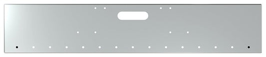 BUMPER FOR FREIGHTLINER CABOVER & CONVENTIONAL & CLASSIC 1984-1999 18" BOXED END CHROME WITH TOW HOLE, LIGHT HOLES