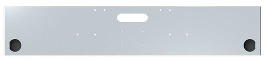 BUMPER FOR FREIGHTLINER CABOVER & CONVENTIONAL & CLASSIC 1984-1999 18" BOXED END CHROME WITH TOW HOLE AND 2 HOLES FOR 4" LIGHTS, LICENSE PLATE HOLES