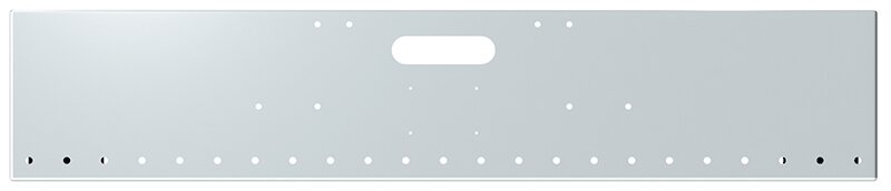 BUMPER FOR FREIGHTLINER CABOVER & CONVENTIONAL & CLASSIC 1984-1999 18" BOXED END STAINLESS STEEL WITH TOW HOLE AND LICENSE PLATE HOLES, LIGHT HOLES