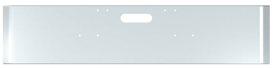 BUMPER FOR FREIGHTLINER CABOVER & CONVENTIONAL & CLASSIC 1984-1999 20" SQUARE ROLLED END STAINLESS STEEL WITH TOW HOLE