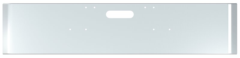 BUMPER FOR FREIGHTLINER CABOVER & CONVENTIONAL & CLASSIC 1984-1999 20" SQUARE ROLLED END CHROME WITH TOW HOLE