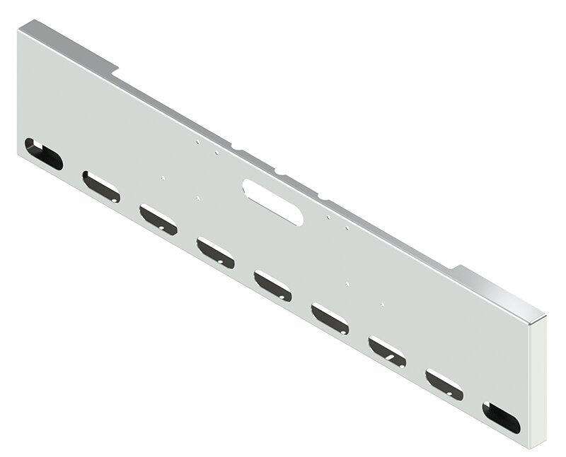 BUMPER FOR FREIGHTLINER CABOVER & CONVENTIONAL & CLASSIC 1984-1999 20" BOXED END CHROME WITH TOW HOLE AND 9 OVAL HOLES