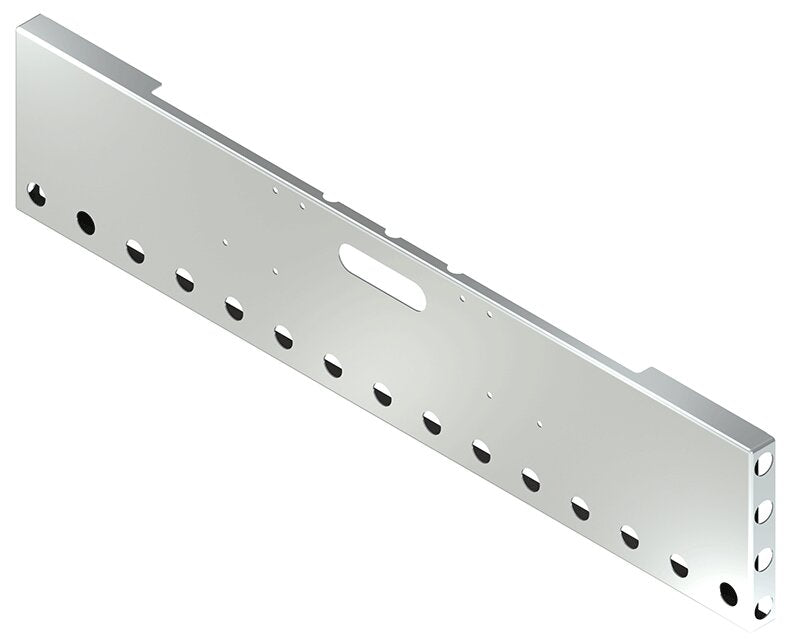 BUMPER FOR FREIGHTLINER CABOVER & CONVENTIONAL & CLASSIC 1984-1999 20" BOXED END CHROME WITH TOW HOLE AND 15 HOLES FOR 2" LIGHTS