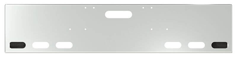 BUMPER FOR FREIGHTLINER CABOVER & CONVENTIONAL & CLASSIC 1984-1999 20" BOXED END STAINLESS STEEL WITH TOW HOLE AND 5 HOLES FOR 2" LIGHTS AT EACH END OF THE BUMPER
