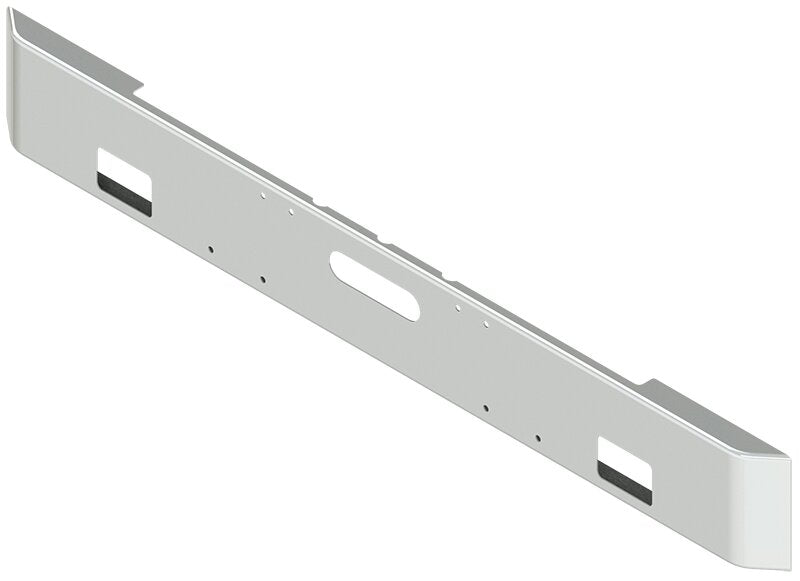 BUMPER FOR FREIGHTLINER CABOVER & CONVENTIONAL & CLASSIC 1984-1999 12" SQUARE HAND FORM CHROME