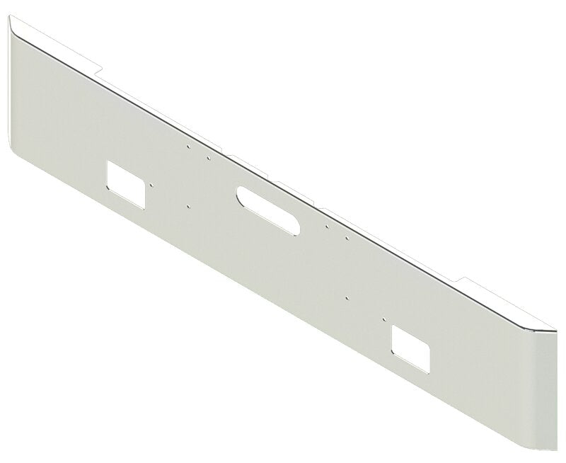 BUMPER FOR FREIGHTLINER CABOVER & CONVENTIONAL & CLASSIC 1984-1999 16" SQUARE HAND FORM CHROME
