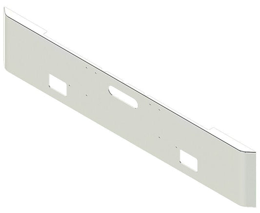 BUMPER FOR FREIGHTLINER CABOVER & CONVENTIONAL & CLASSIC 1984-1999 16" SQUARE HAND FORM CHROME