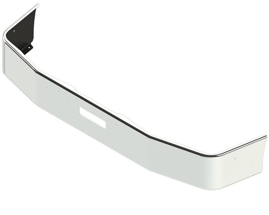 BUMPER FOR FREIGHTLINER FLD112 & FLD120 SETBACK 1989-2006 12" TO 14" SETBACK AXLE CHROME WITH VENT HOLES