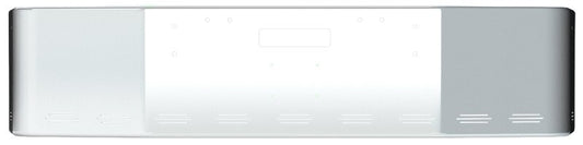 BUMPER FOR FREIGHTLINER FLD112 & FLD120 SETBACK 1989-2006 20" SETBACK AXLE CHROME WITH VENT HOLES AND LICENSE PLATE HOLES, LIGHT HOLES