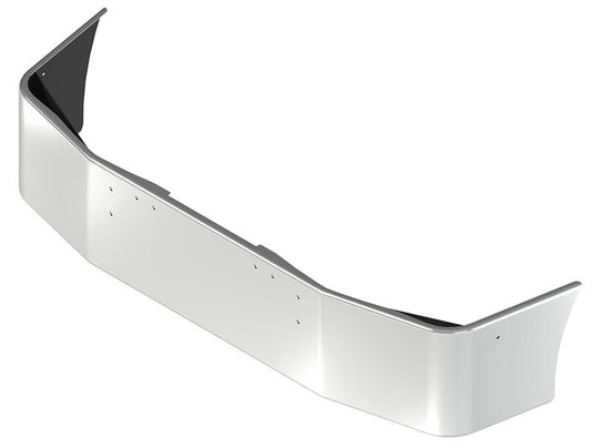 BUMPER FOR FREIGHTLINER FLD112 & FLD120 SETBACK 1989-2006 18" SETBACK AXLE CHROME WITH TOW HOLE