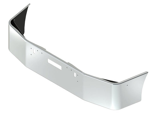 BUMPER FOR FREIGHTLINER FLD112 & FLD120 SETBACK 1989-2006 18" SETBACK AXLE CHROME WITH TOW HOLE & VENT HOLES