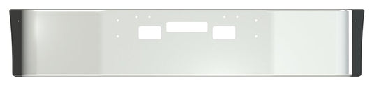 BUMPER FOR FREIGHTLINER FLD112 & FLD120 SETBACK 1989-2006 18" SETBACK AXLE CHROME WITH STEP HOLES & VENT HOLES