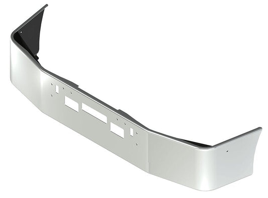 BUMPER FOR FREIGHTLINER FLD112 & FLD120 SETBACK 1989-2006 16" SETBACK AXLE CHROME WITH TOW HOLE & STEP HOLES & VENT HOLES