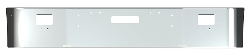 BUMPER FOR FREIGHTLINER FLD112 & FLD120 SETBACK 1989-2006 16" SETBACK AXLE STAINLESS STEEL