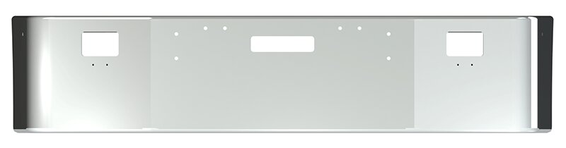 BUMPER FOR FREIGHTLINER FLD112 & FLD120 SETBACK 1989-2006 20" SETBACK AXLE STAINLESS STEEL