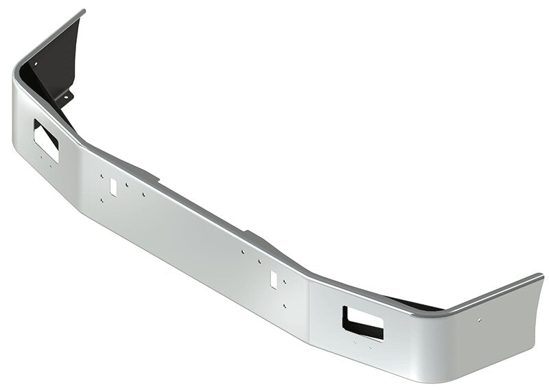 BUMPER FOR FREIGHTLINER FLD112 & FLD120 SETBACK 1989-2006 12" TO 14" SETBACK AXLE CHROME