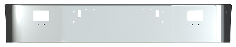 BUMPER FOR FREIGHTLINER FLD112 & FLD120 SETBACK 1989-2006 16" SETBACK AXLE CHROME