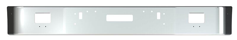 BUMPER FOR FREIGHTLINER FLD112 & FLD120 SETBACK 1989-2006 12" TO 14" SETBACK AXLE CHROME